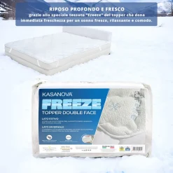 Topper 1 piazza e mezza lato estivo e invernale Freeze