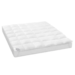 Topper coprimaterasso matrimoniale in piuma d'oca Cortina