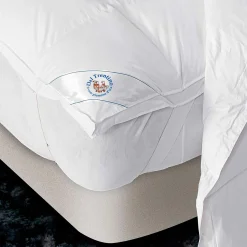 Topper coprimaterasso matrimoniale in piuma d'oca Cortina