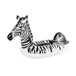 Zebra gonfiabile cavalcabile led Bestway in pvc, da 246x104x122 cm